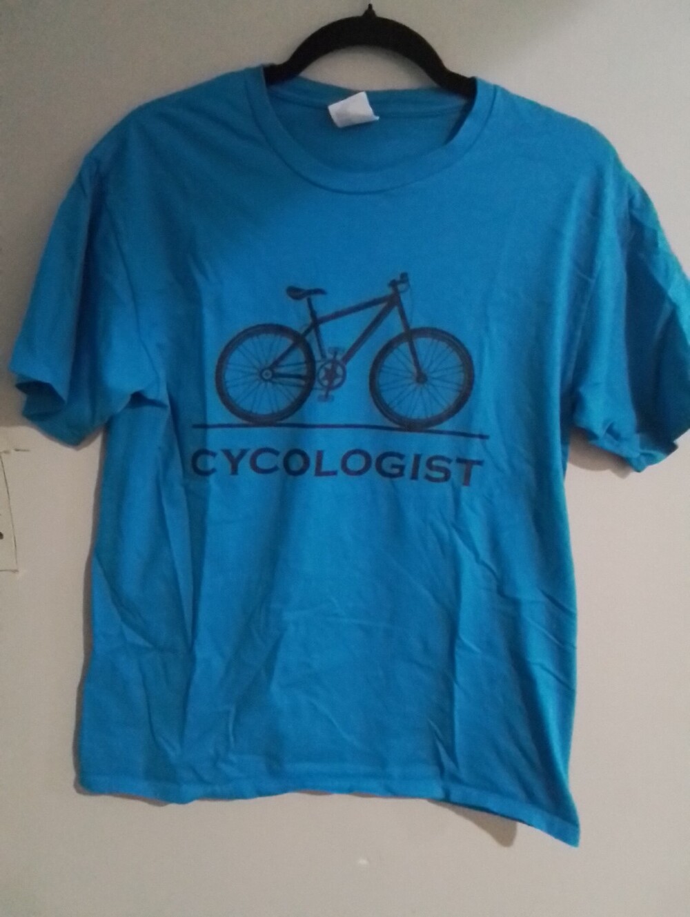 Cycologist Kids Bright Blue Bicycle Graphic Tee